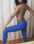 Saira - Black and blue neon pantyhose Set 6 picture 2